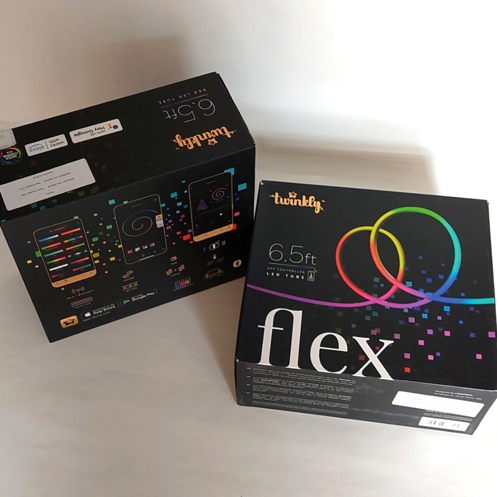 Twinkly Flex 6.5 ft rope LED lights ×2